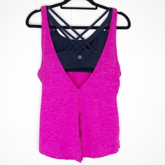 Athleta Active Top w/Built-in Sports Bra - Picture 1 of 5